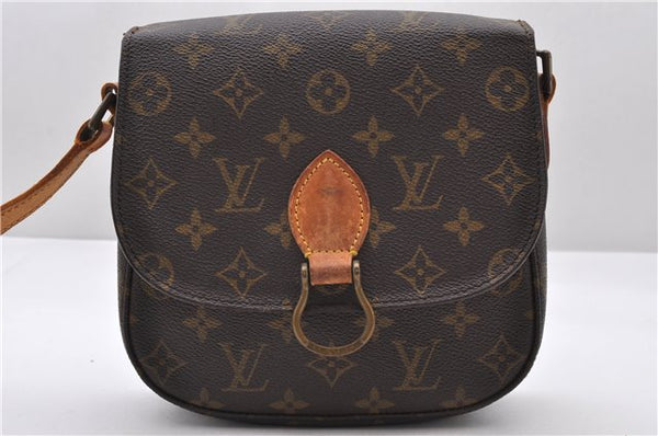 Auth Louis Vuitton Monogram Saint Cloud MM Shoulder Bag M51243 LV Junk 0093D