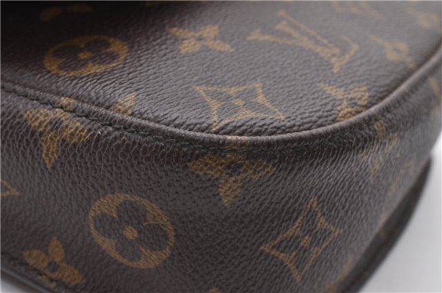 Auth Louis Vuitton Monogram Saint Cloud MM Shoulder Bag M51243 LV Junk 0093D