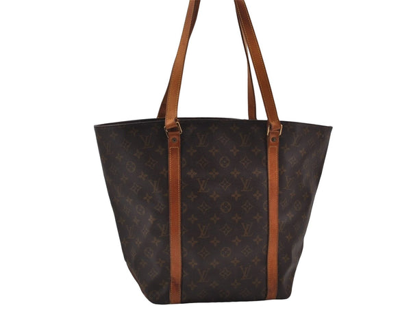 Authentic Louis Vuitton Monogram Sac Shopping PM Tote Bag M51108 LV 0093E