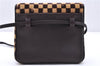 Authentic Louis Vuitton Damier Sauvage Gazelle M92130 Shoulder Cross Bag 0095E