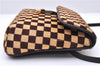 Authentic Louis Vuitton Damier Sauvage Gazelle M92130 Shoulder Cross Bag 0095E