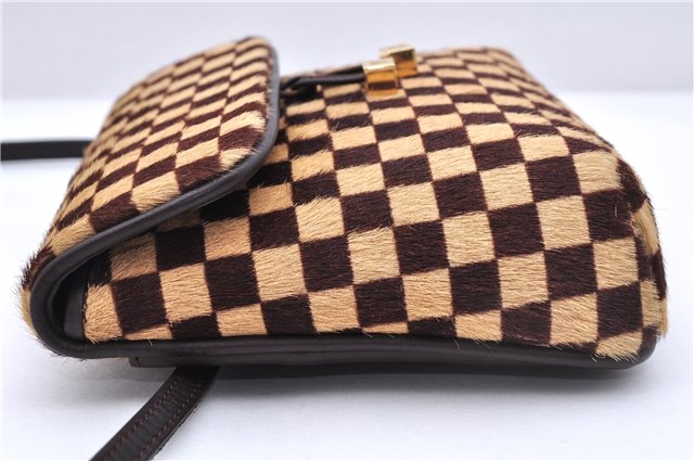 Authentic Louis Vuitton Damier Sauvage Gazelle M92130 Shoulder Cross Bag 0095E