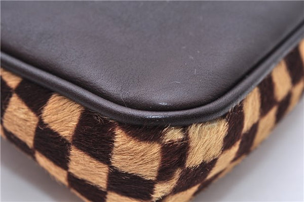Authentic Louis Vuitton Damier Sauvage Gazelle M92130 Shoulder Cross Bag 0095E