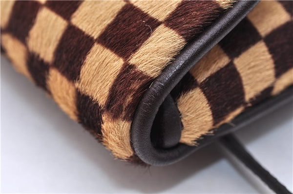 Authentic Louis Vuitton Damier Sauvage Gazelle M92130 Shoulder Cross Bag 0095E