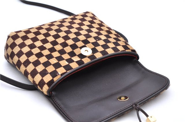 Authentic Louis Vuitton Damier Sauvage Gazelle M92130 Shoulder Cross Bag 0095E