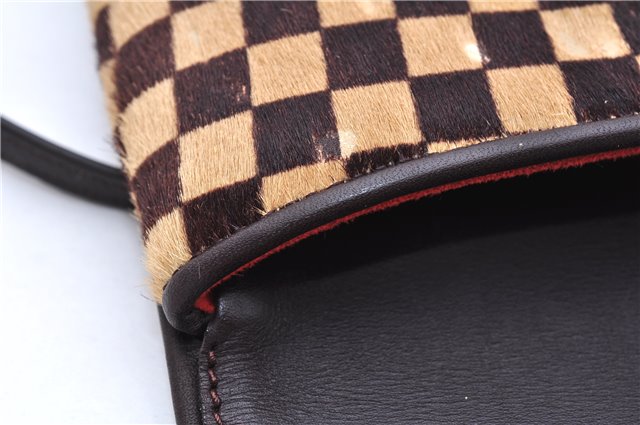 Authentic Louis Vuitton Damier Sauvage Gazelle M92130 Shoulder Cross Bag 0095E