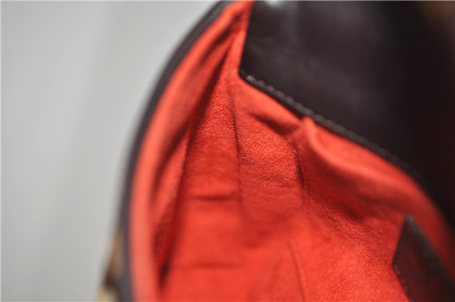 Authentic Louis Vuitton Damier Sauvage Gazelle M92130 Shoulder Cross Bag 0095E