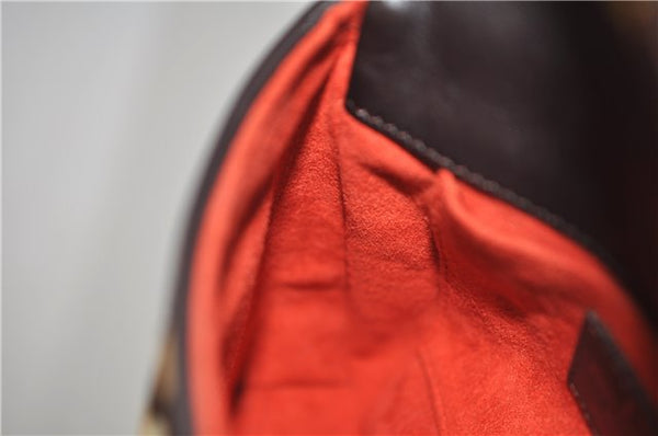 Authentic Louis Vuitton Damier Sauvage Gazelle M92130 Shoulder Cross Bag 0095E