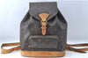 Authentic Louis Vuitton Monogram Montsouris MM Backpack M51136 LV 0096C