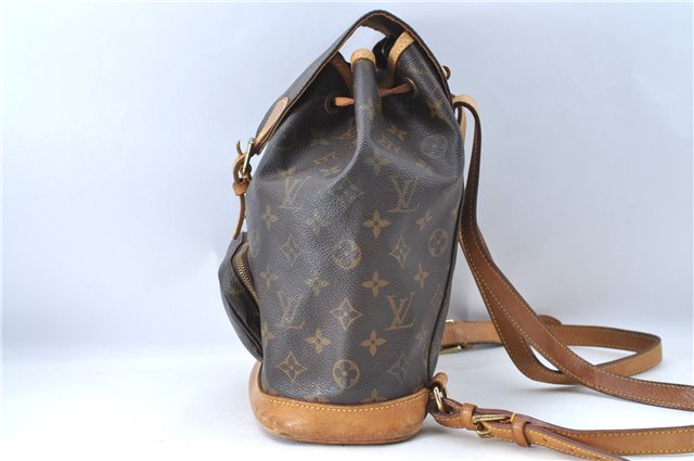 Authentic Louis Vuitton Monogram Montsouris MM Backpack M51136 LV 0096C
