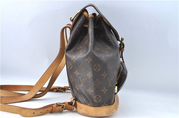 Authentic Louis Vuitton Monogram Montsouris MM Backpack M51136 LV 0096C