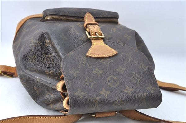 Authentic Louis Vuitton Monogram Montsouris MM Backpack M51136 LV 0096C
