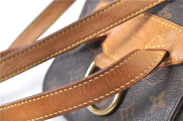 Authentic Louis Vuitton Monogram Montsouris MM Backpack M51136 LV 0096C