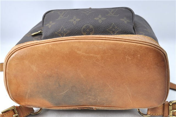 Authentic Louis Vuitton Monogram Montsouris MM Backpack M51136 LV 0096C