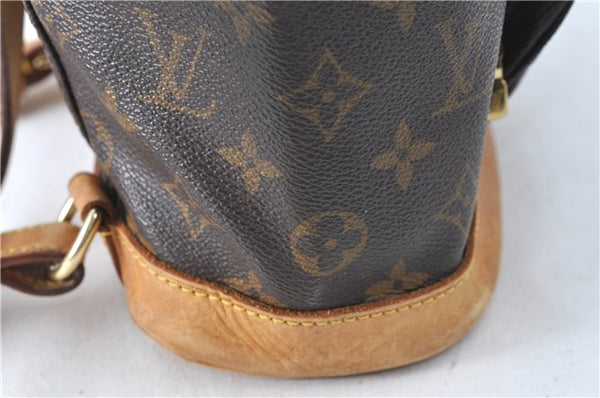 Authentic Louis Vuitton Monogram Montsouris MM Backpack M51136 LV 0096C