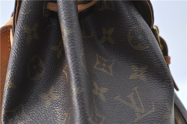 Authentic Louis Vuitton Monogram Montsouris MM Backpack M51136 LV 0096C