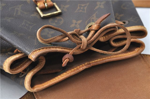 Authentic Louis Vuitton Monogram Montsouris MM Backpack M51136 LV 0096C