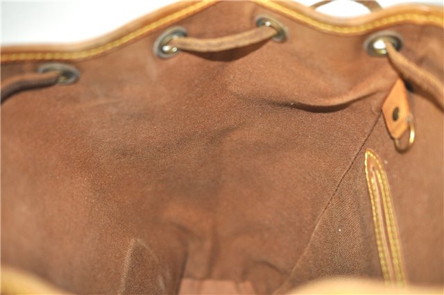 Authentic Louis Vuitton Monogram Montsouris MM Backpack M51136 LV 0096C