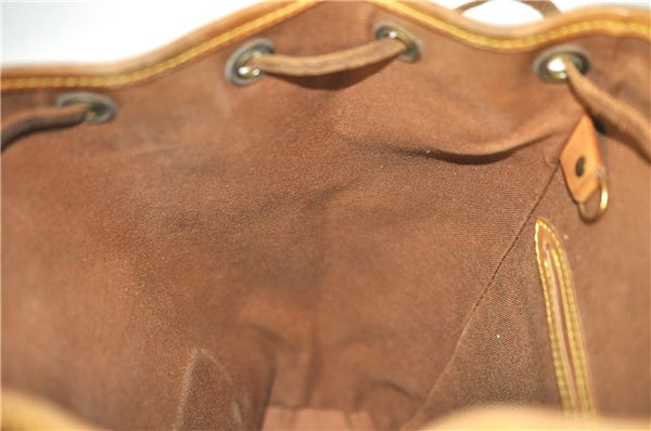 Authentic Louis Vuitton Monogram Montsouris MM Backpack M51136 LV 0096C