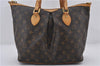 Authentic Louis Vuitton Monogram Palermo PM Shoulder Tote Bag M40145 LV 0096E
