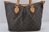 Authentic Louis Vuitton Monogram Palermo PM Shoulder Tote Bag M40145 LV 0096E