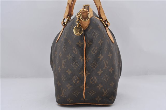Authentic Louis Vuitton Monogram Palermo PM Shoulder Tote Bag M40145 LV 0096E