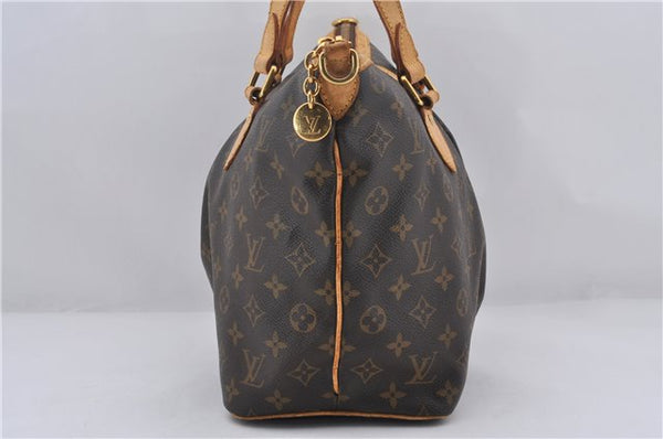 Authentic Louis Vuitton Monogram Palermo PM Shoulder Tote Bag M40145 LV 0096E