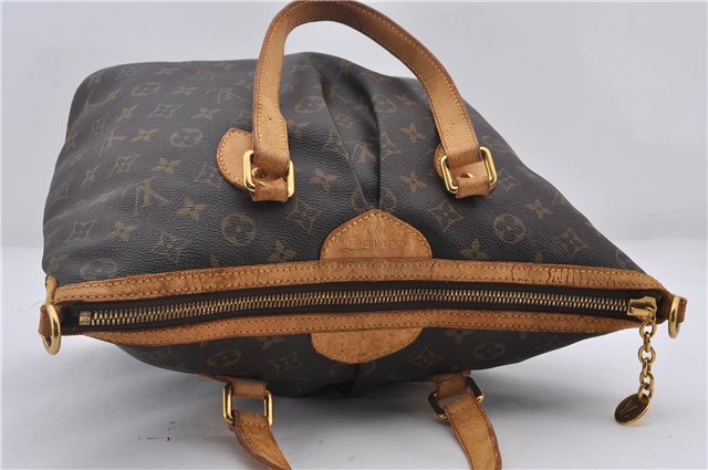 Authentic Louis Vuitton Monogram Palermo PM Shoulder Tote Bag M40145 LV 0096E