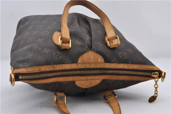 Authentic Louis Vuitton Monogram Palermo PM Shoulder Tote Bag M40145 LV 0096E