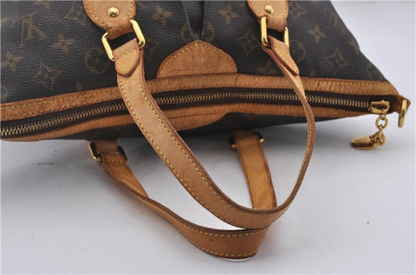 Authentic Louis Vuitton Monogram Palermo PM Shoulder Tote Bag M40145 LV 0096E