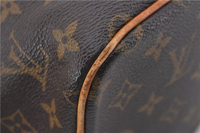 Authentic Louis Vuitton Monogram Palermo PM Shoulder Tote Bag M40145 LV 0096E