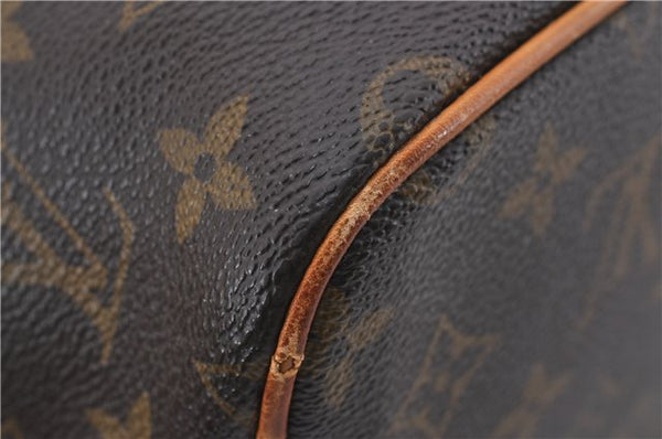 Authentic Louis Vuitton Monogram Palermo PM Shoulder Tote Bag M40145 LV 0096E