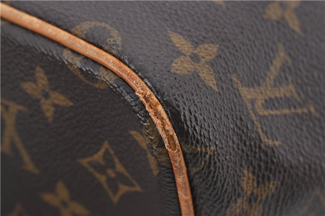 Authentic Louis Vuitton Monogram Palermo PM Shoulder Tote Bag M40145 LV 0096E