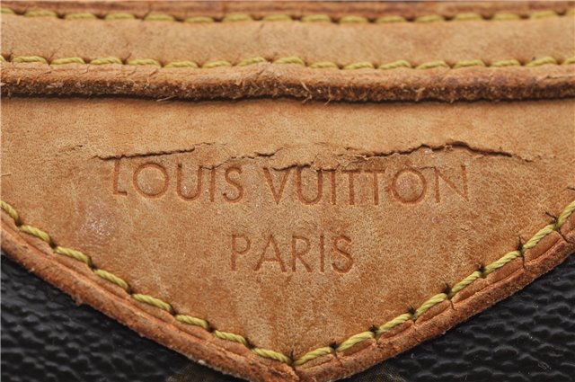 Authentic Louis Vuitton Monogram Palermo PM Shoulder Tote Bag M40145 LV 0096E