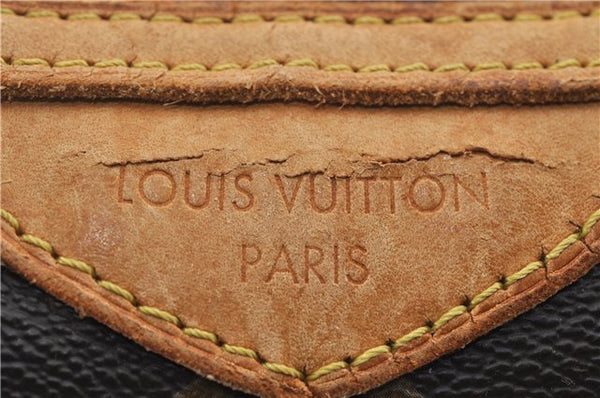 Authentic Louis Vuitton Monogram Palermo PM Shoulder Tote Bag M40145 LV 0096E