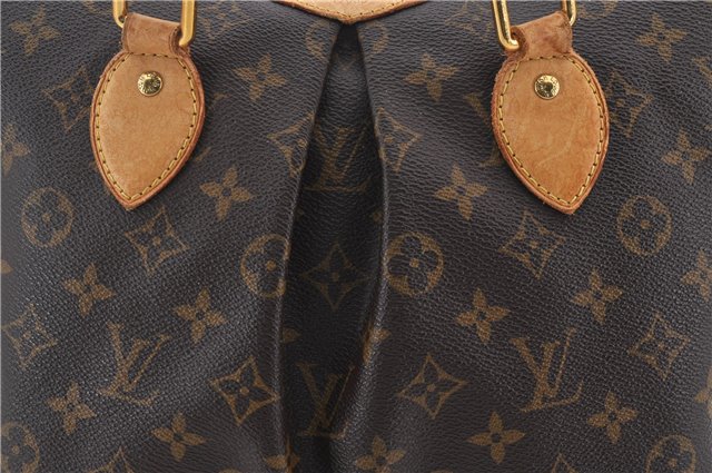 Authentic Louis Vuitton Monogram Palermo PM Shoulder Tote Bag M40145 LV 0096E