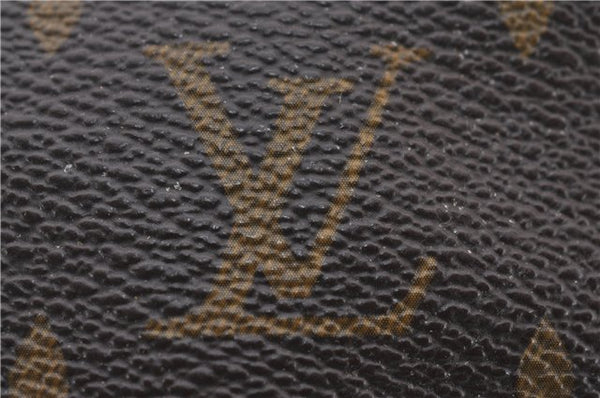 Authentic Louis Vuitton Monogram Palermo PM Shoulder Tote Bag M40145 LV 0096E