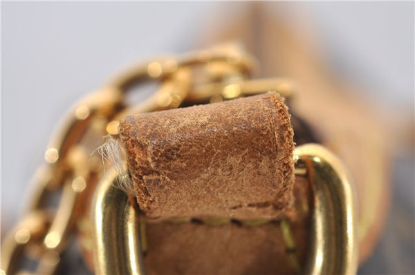 Authentic Louis Vuitton Monogram Palermo PM Shoulder Tote Bag M40145 LV 0096E