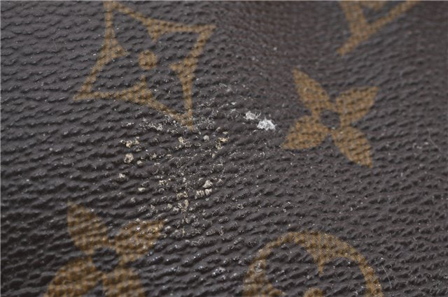 Authentic Louis Vuitton Monogram Palermo PM Shoulder Tote Bag M40145 LV 0096E