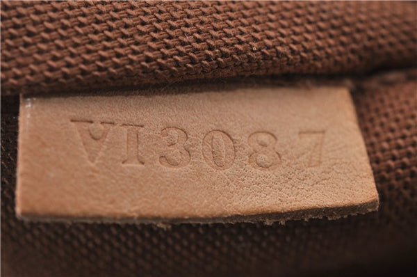 Authentic Louis Vuitton Monogram Palermo PM Shoulder Tote Bag M40145 LV 0096E