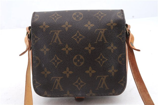 Auth Louis Vuitton Monogram Cartouchiere PM Shoulder Cross Bag M51254 LV 0097D