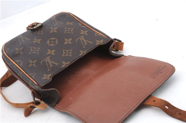 Auth Louis Vuitton Monogram Cartouchiere PM Shoulder Cross Bag M51254 LV 0097D