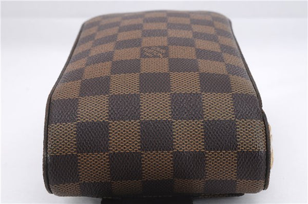 Authentic Louis Vuitton Damier Geronimos Waist Body Bag N51994 LV 0097E