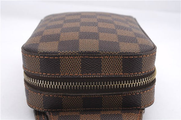 Authentic Louis Vuitton Damier Geronimos Waist Body Bag N51994 LV 0097E