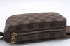 Authentic Louis Vuitton Damier Geronimos Waist Body Bag N51994 LV 0097E