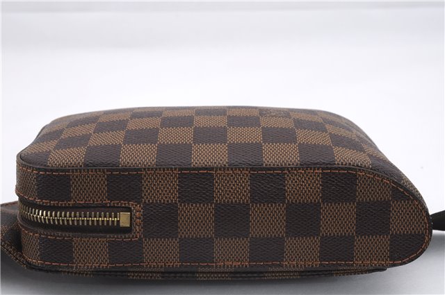 Authentic Louis Vuitton Damier Geronimos Waist Body Bag N51994 LV 0097E