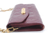 Auth Louis Vuitton Vernis Sunset Blue Bird Shoulder Bag Purple M93571 LV 0098D