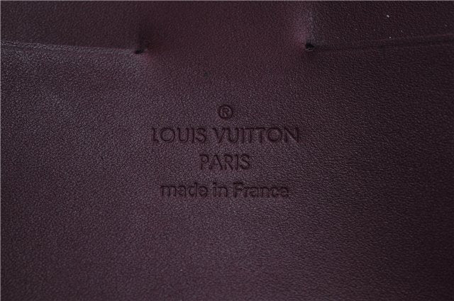 Auth Louis Vuitton Vernis Sunset Blue Bird Shoulder Bag Purple M93571 LV 0098D