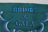 Authentic HERMES Twilly Scarf Silk "BRIDES de GALA par" Light Blue Box 0098F