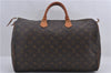 Authentic Louis Vuitton Monogram Speedy 40 Hand Boston Bag M41522 LV 0099E